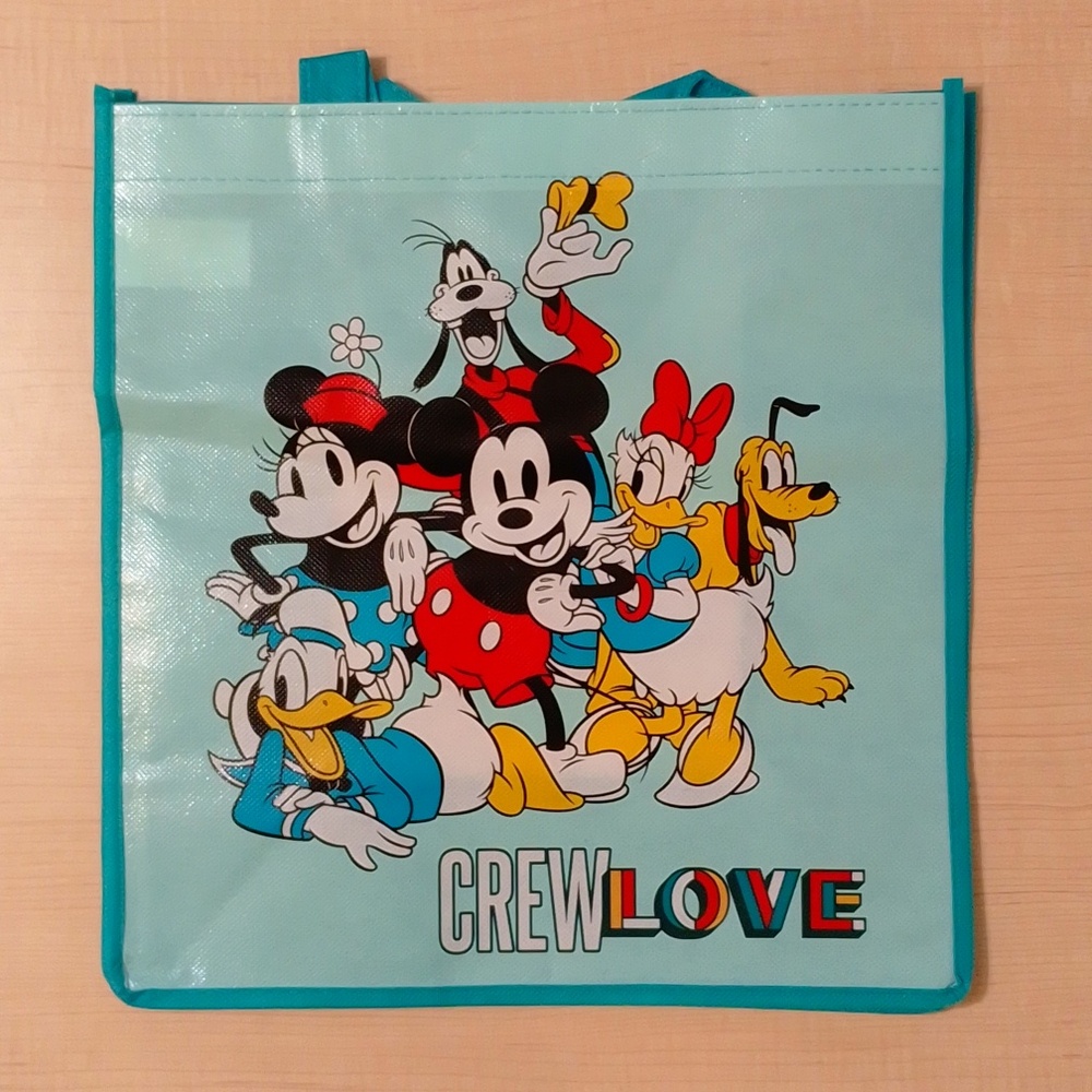 *2/$10* Mickey Minnie Daisy Donald Medium Reusable Shopping Grocery Bag
